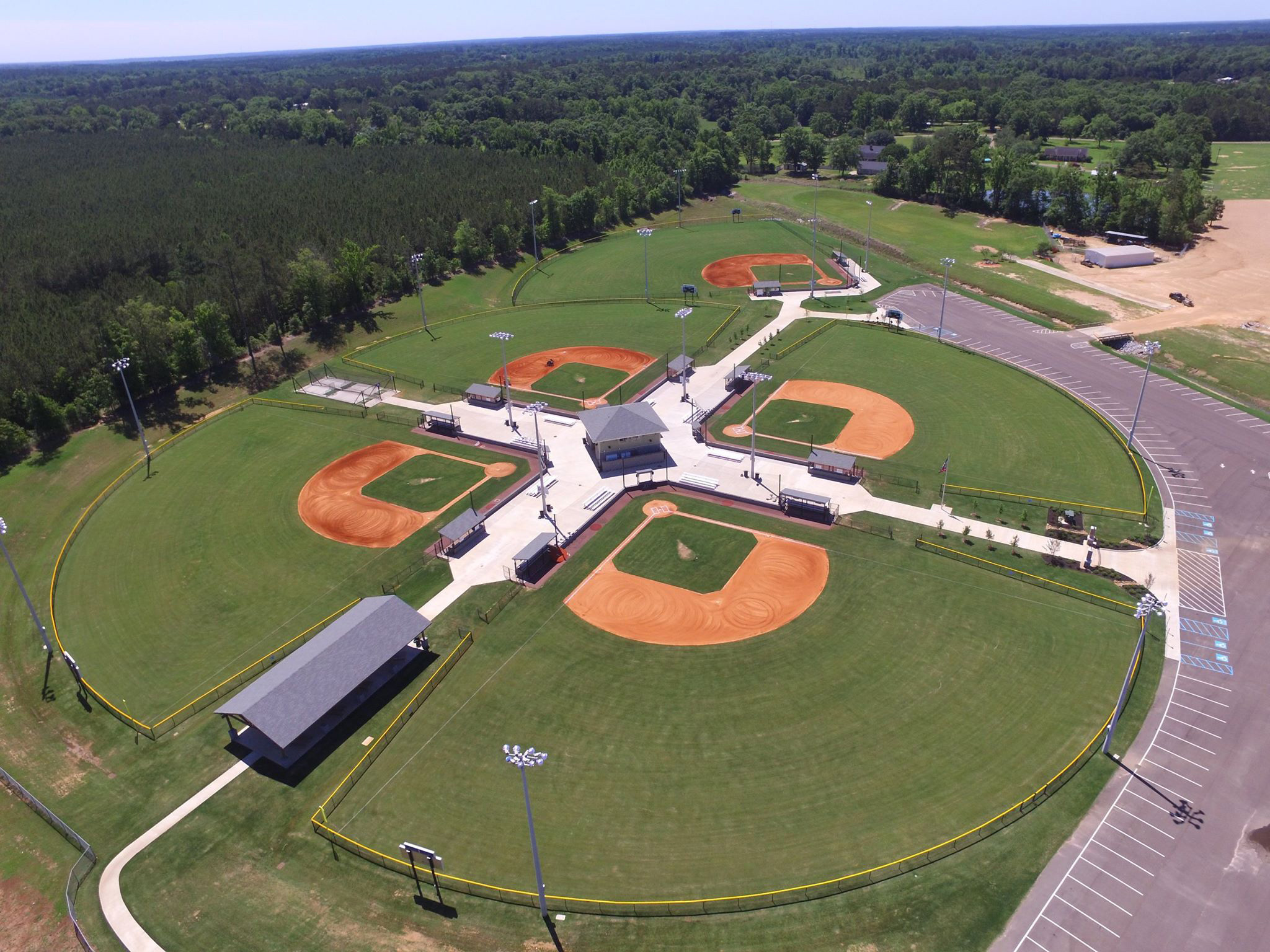 Aerial photo of complex