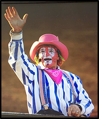 Rodeo Clown Rudy Burns